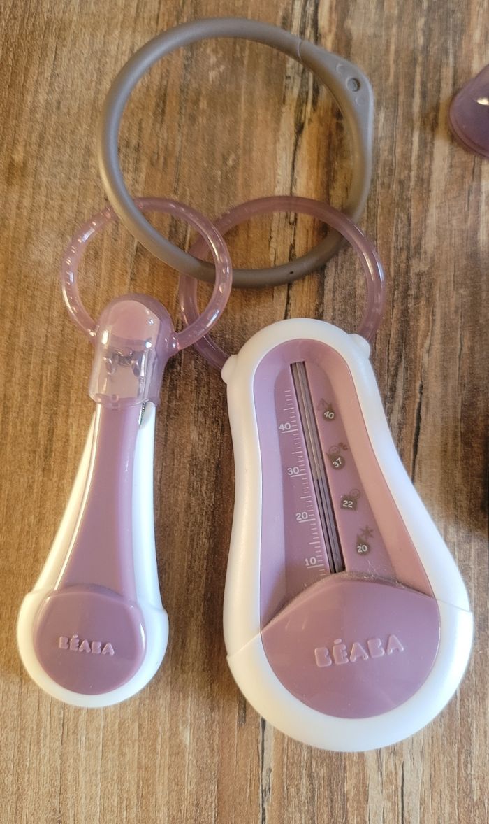 Thermomètre bain, coupe ongles bébé - photo numéro 3