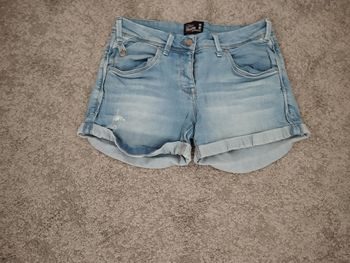 Short bleu jean