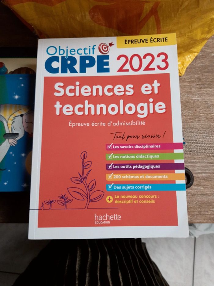 Livre Objectif crpe sciences