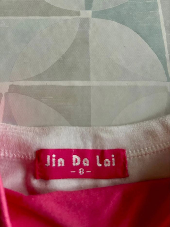 T shirt fille - 8 ans - Jin Da Lai - en très bon état - photo numéro 4