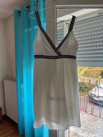 Robe naf naf blanche 38