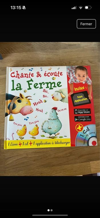 Livre Chante et écoute la ferme