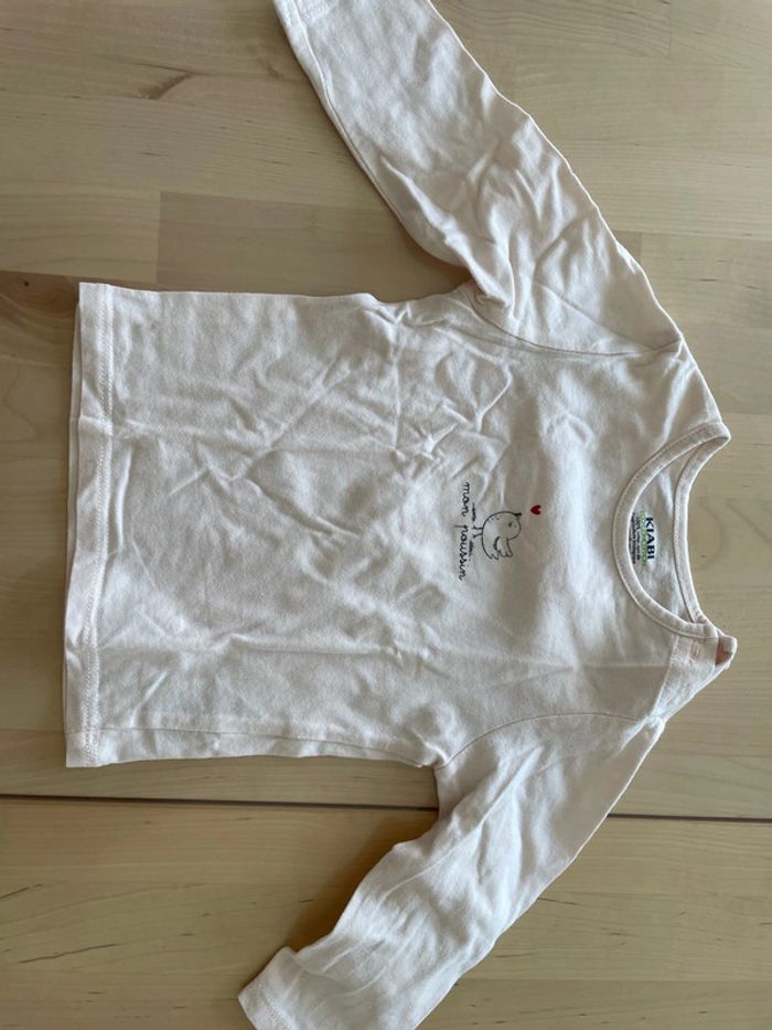 Lot de 12 tee shirts ML 12 mois fille - photo numéro 3