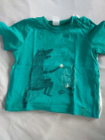 T-shirt loup 3 ans
