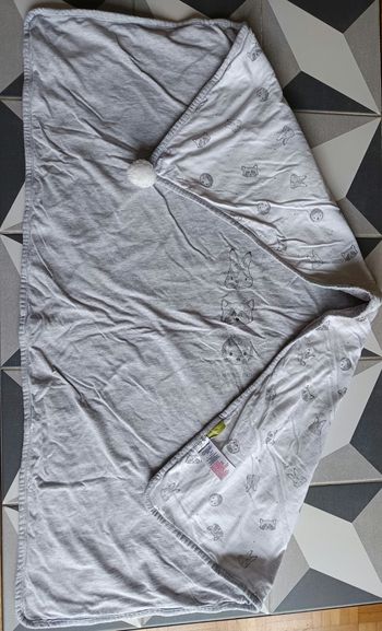 Plaid bébé en maille jersey coton bio Mini compagnie Vertbaudet