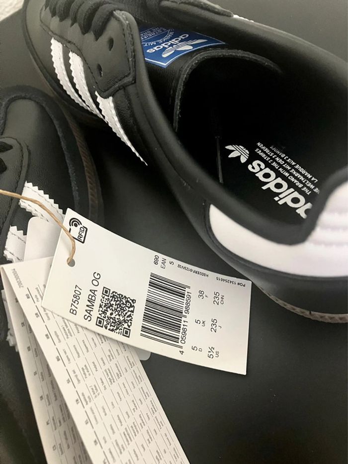 Adidas Originals Samba OG Black / White - photo numรฉro 6