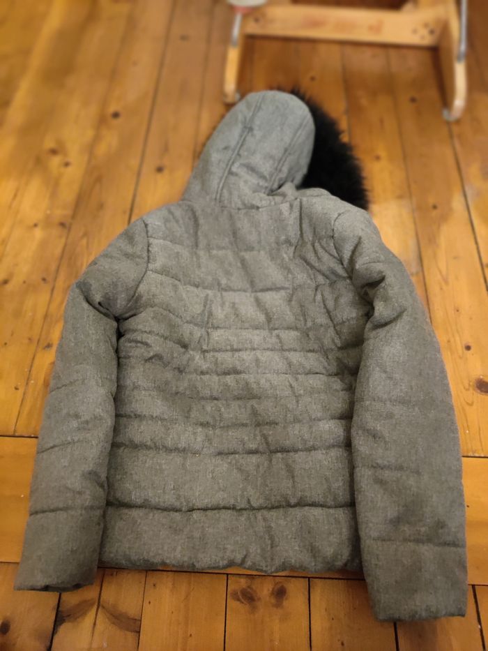 Doudoune grise xxs fille - photo numéro 3