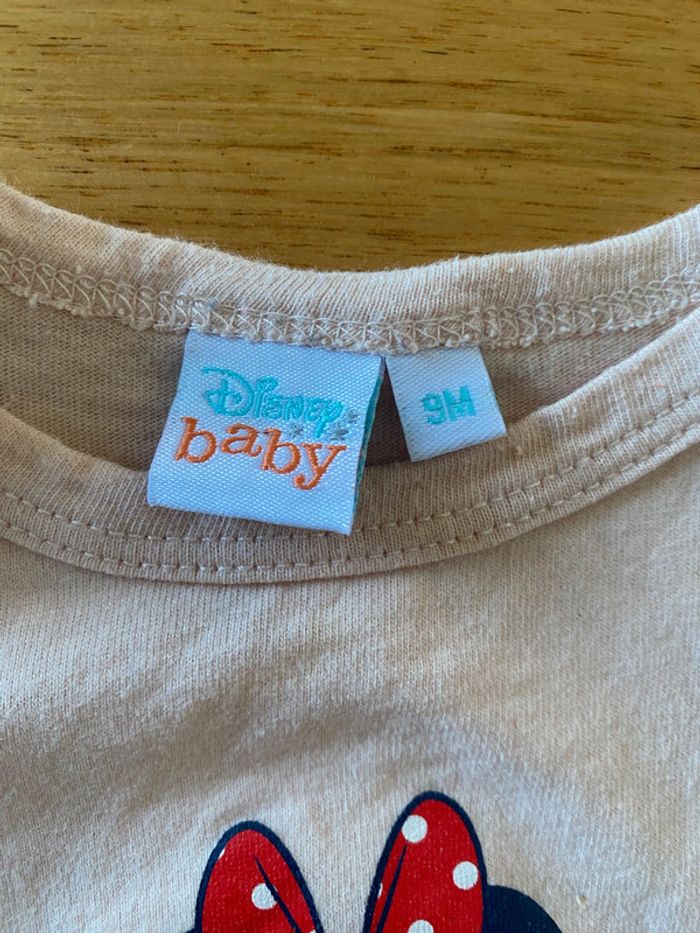 Body Disney Minnie rose 9 mois - photo numéro 2