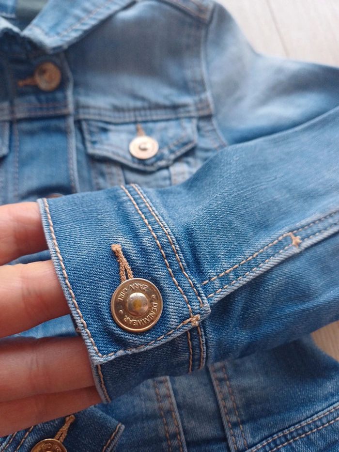 Veste en jean 2/3ans zara - photo numéro 2