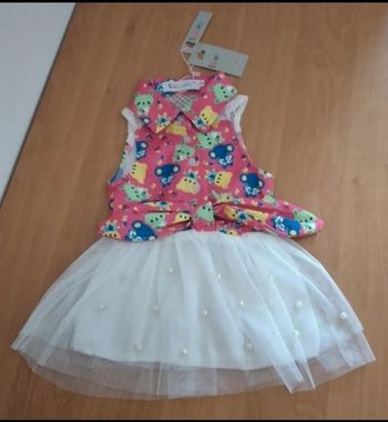 Robe sans manches Neuve avec étiquette 6 mois fille Chicaprie