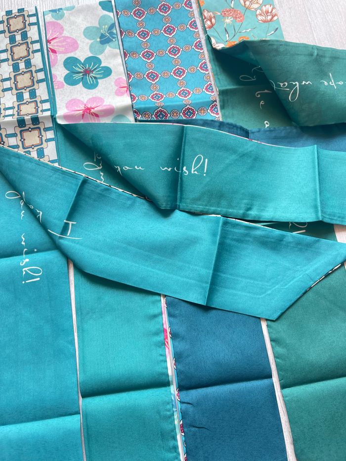 Lot de 4 bandeaux, foulards vintage - photo numéro 10