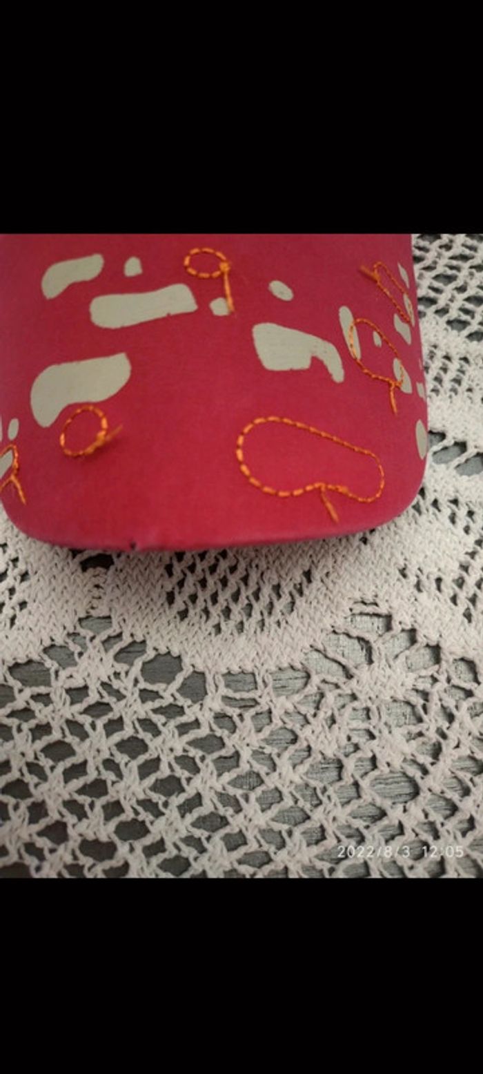 🧢 Casquette rouge mixte Taille 54cm "Prague" "Souvenir World" - photo numéro 6