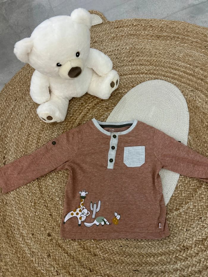 T shirt manches longues obaibi 18-24 - photo numéro 2