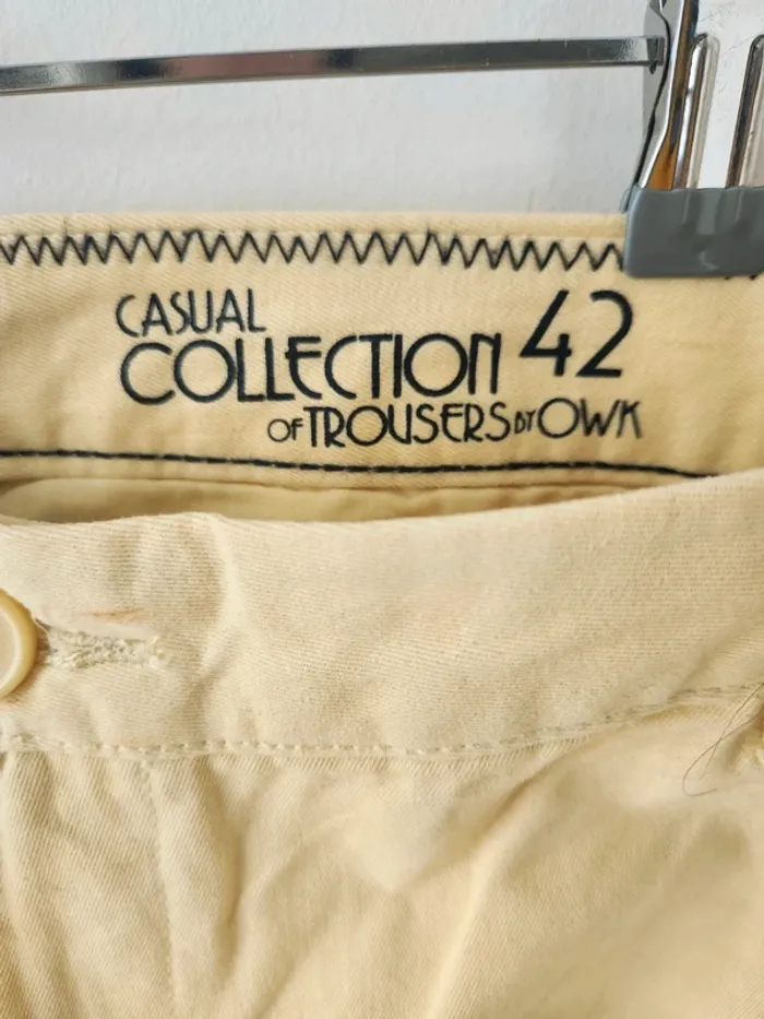 Pantalon beige homme OWK Casual Collection - Taille 42 (XL) - photo numéro 3