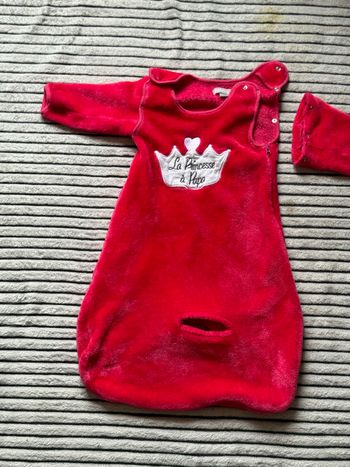 Gigoteuse hiver manches amovibles 0-6 mois