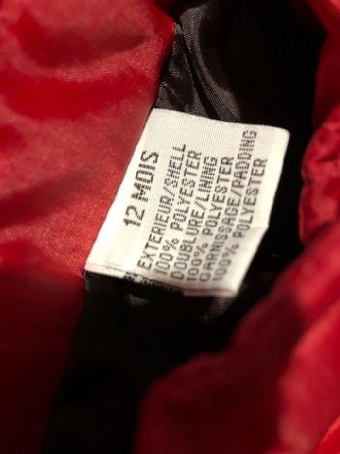 Blouson sans manche rouge 12 mois - photo numéro 4