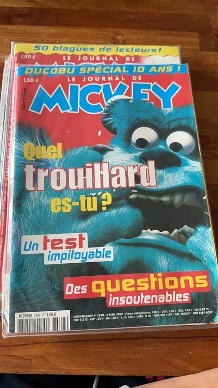 Lot magazines le journal de Mickey - photo numéro 5
