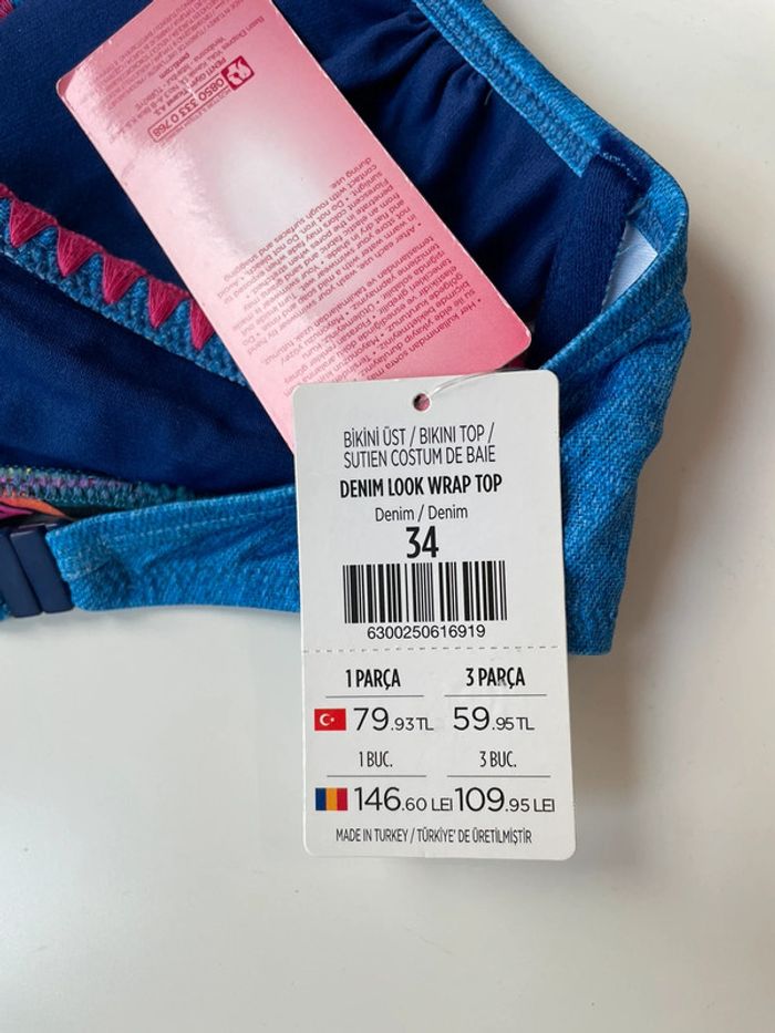 Haut de maillot de bain neuf XS Penti - photo numéro 4