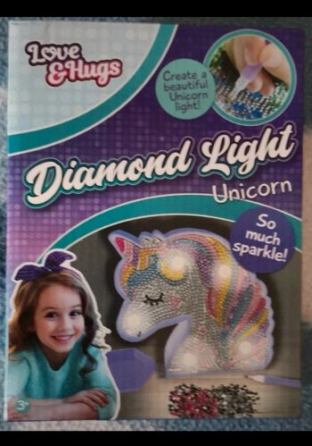 Diamond painting licorne