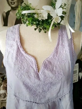 Blouse couleur lila/parme Camaieu Taille 38 Neuve