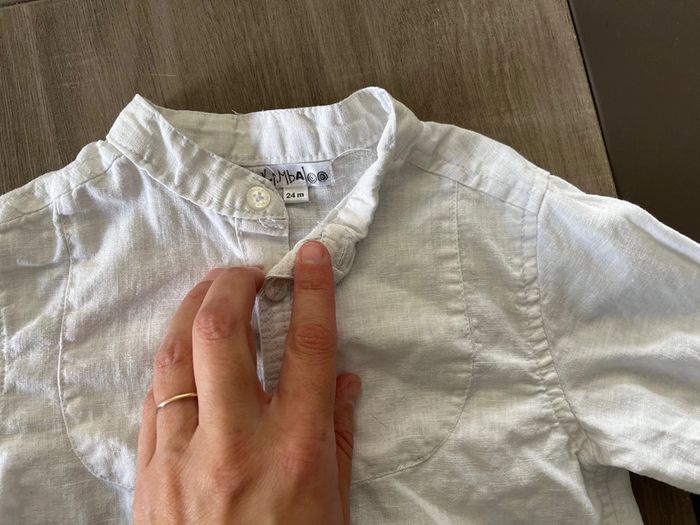 Chemise blanche 2 ans - photo numéro 3