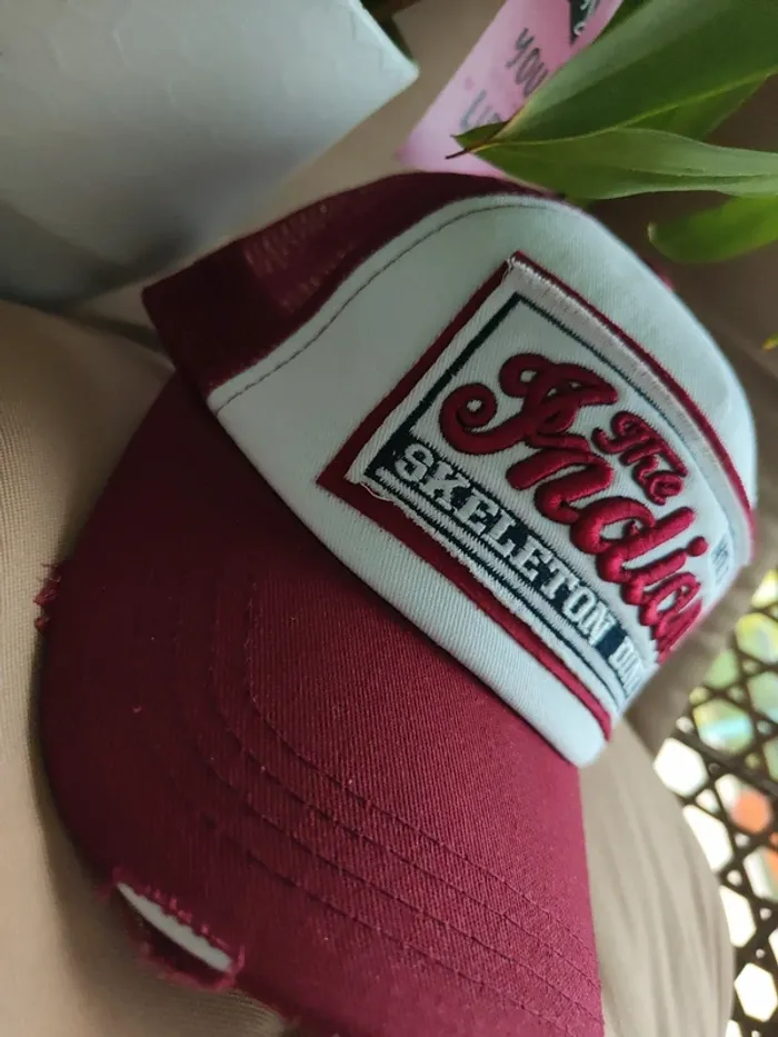 Casquette Trucker The Indian rouge - photo numéro 4