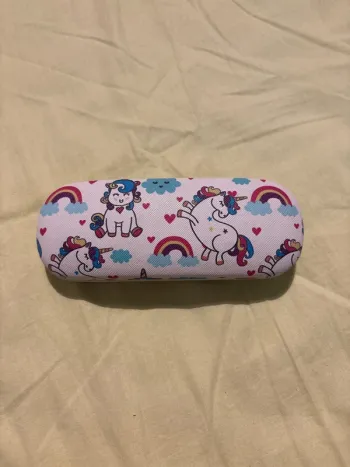 Étui à lunettes licorne