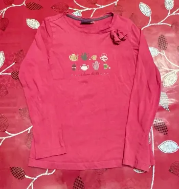 T-shirt manches longues fille 8 ans Sergent Major