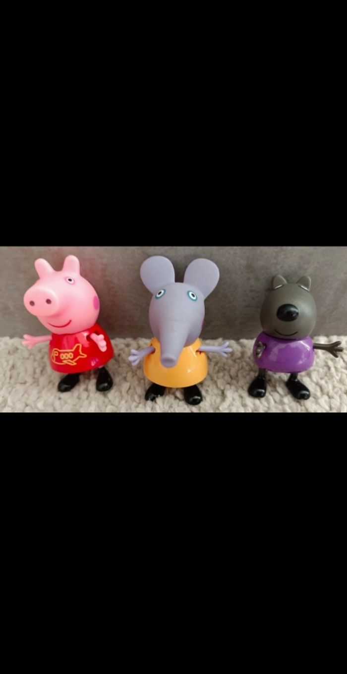 Lot de 3 personnages de la classe de Peppa pig
