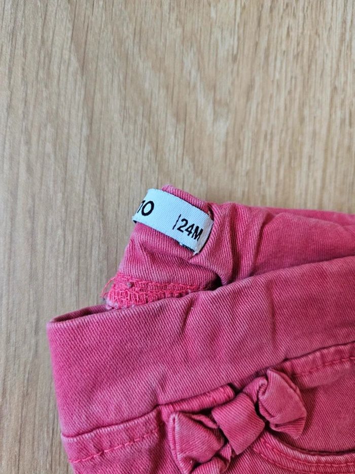 Jeans rose Gémo 24 mois - photo numéro 4