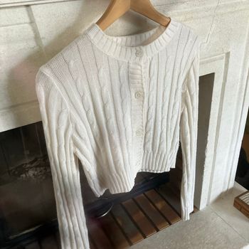 Cardigan blanc
