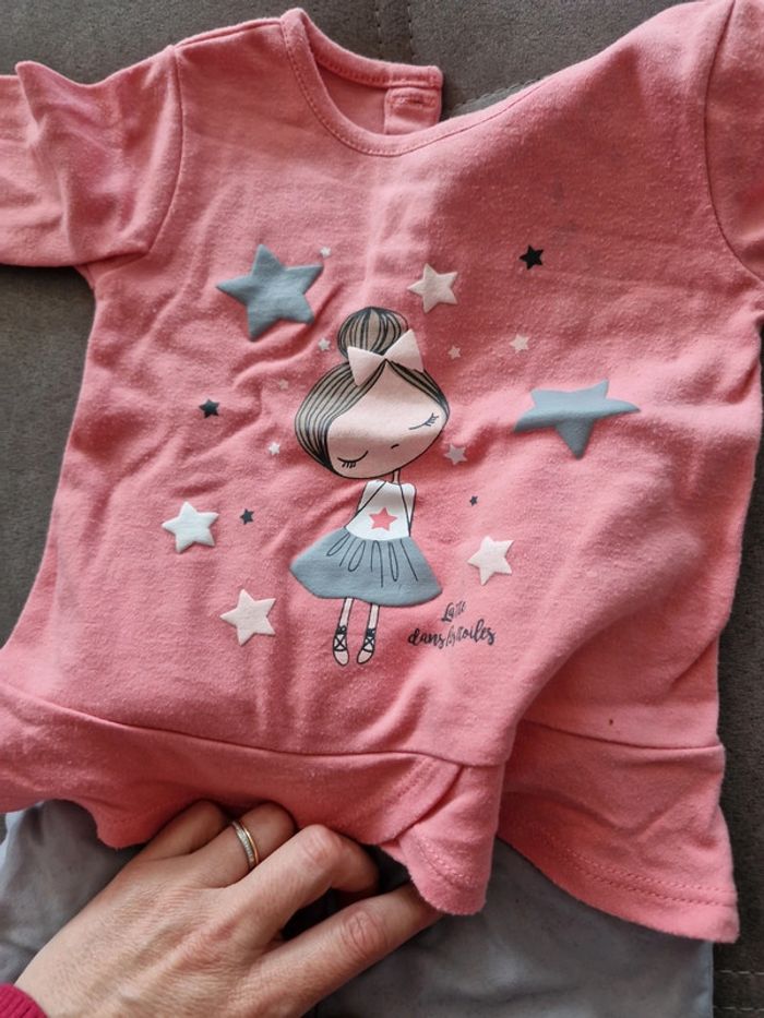 Ensemble bébé fille 6 mois. - photo numéro 3