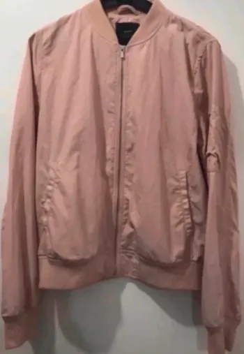 Veste aviateur Zara basic rose taille M