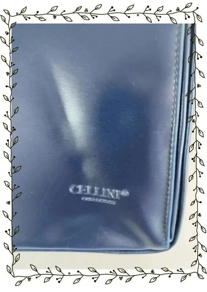 Sac à bandoulière bleu marine Cellini, bon état mais petites traces 26x28cm - photo numéro 2