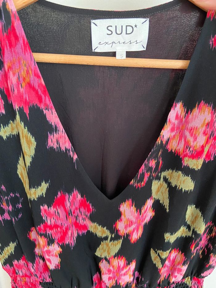 Magnifique robe fleurie Sud Express état neuf - photo numéro 3