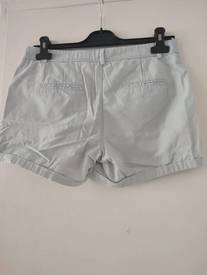 Short bleu ciel - photo numéro 2