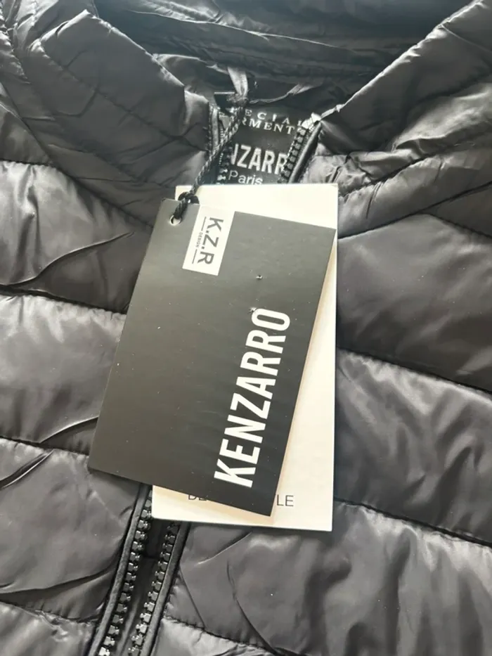 Doudoune veste sans manches légère Kenzarro Paris noir neuf - photo numéro 5