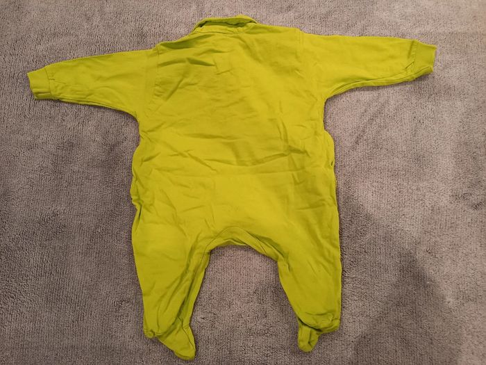 Pyjama dors-bien en jersey ouverture à l'avant 3mois - photo numéro 4