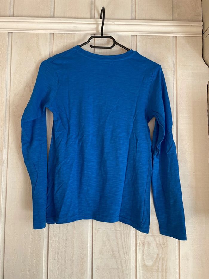 T-shirt ML bleu - U essentiel - 14ans - photo numéro 2