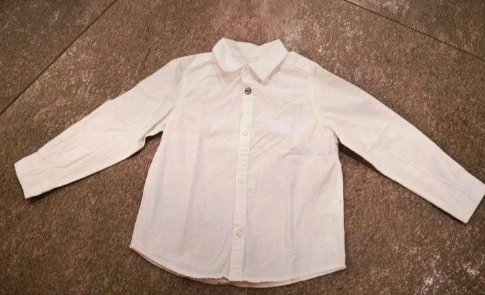 Chemise à manches longues blanche garçon 4 ans comme NEUVE