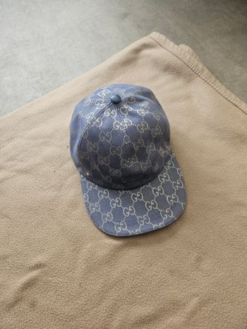 Casquette gucci bleu