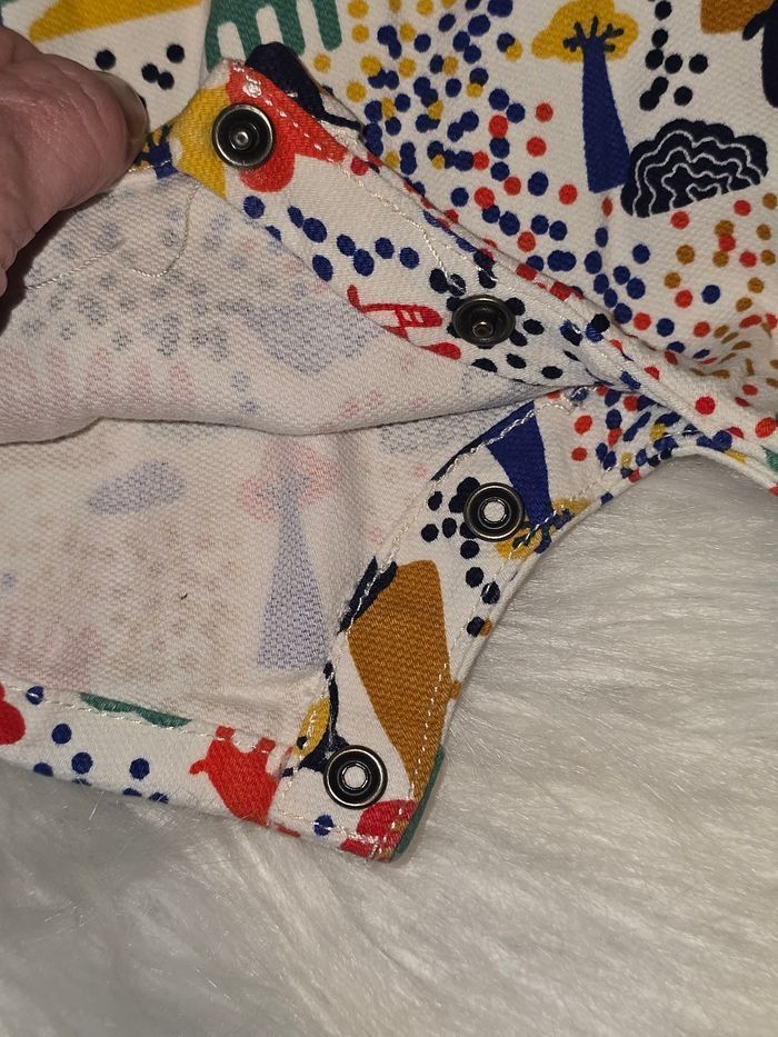 Neufs (non portés)🏷🏷 😍🤩💙ensemble salopette courte et polo mc 12 mois garçon💙💙 - photo numéro 6