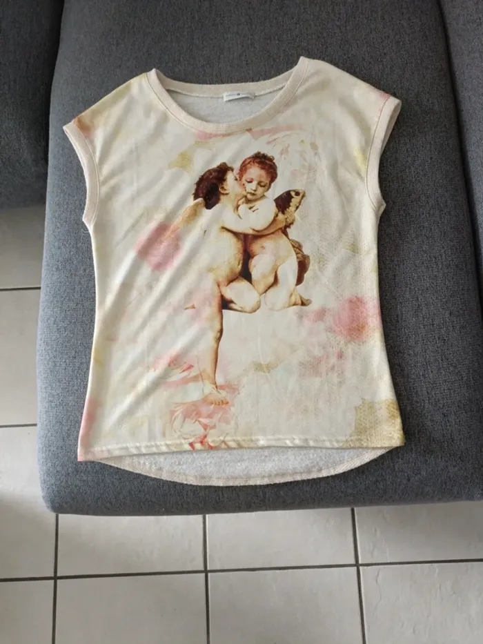 T-shirt maille anges Cache Cache