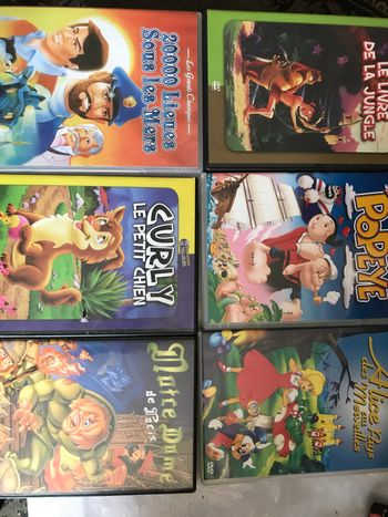 Lot de vidéos dvd