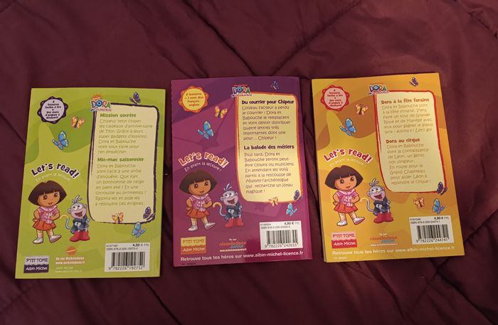 Lot de 3 livres de Dora l'exploratrice - photo numéro 2