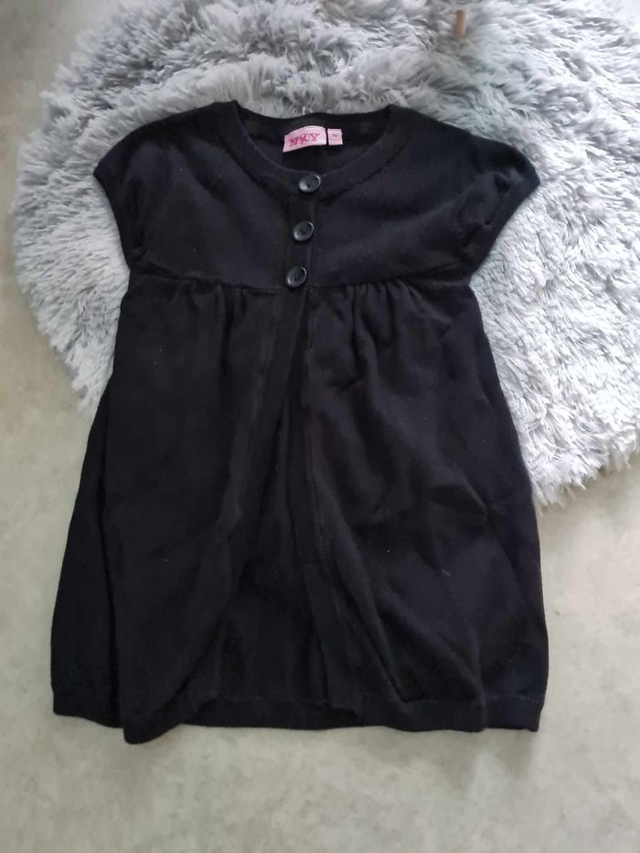 gilet long noir NKY fille 8 ans - photo numéro 3