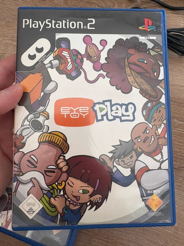 Lot eye toy + 2 jeux ps2 - photo numéro 2