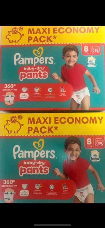 Pampers taille 8