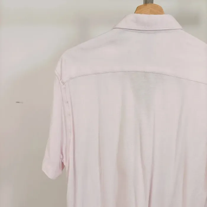 Chemise rose pâle manches courtes Pierre Cardin – modern fit – taille L A1009 - photo numéro 8