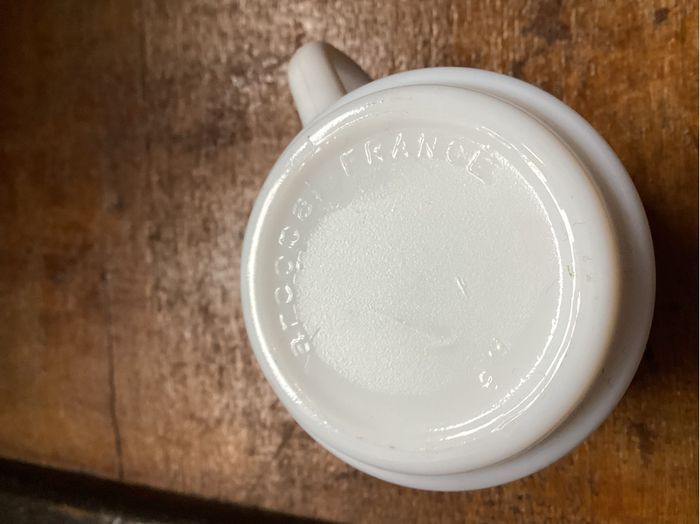 6 Tasses à café motif myosotis Arcopal - photo numéro 4